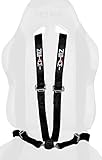 Netami 25-0045 Black 4 Point Cam Lock Seat Belt Harness