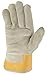 Wells Lamont Women's Heavy Duty Leather Palm Work Gloves with Safety Cuff, Medium (4113M) , Tan