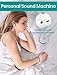 White Noise Sound Machine,Klearlook Portable Sleep Therapy Machine with 6 Relaxing & Soothing Nature Sounds Sleep Timer Headphone Jack,Battery or Adapter Charging for Adult Baby Home,Office,Travel