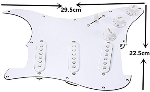 Guitar Loaded Pickguard Stratocaster Assembly SSS For Fender Strat