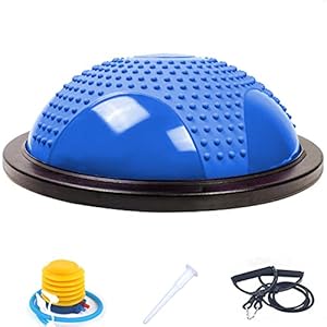 SANMONK-Balance-Board-Ball-Balance-Trainer-Gym-Ball-with-Strap-Yoga-Balance-Ball-and-Foot-Pump-Anti-Slip-for-Core-Training-Home-Fitness-Strength-Training-Workout-Gym-Stability-Workout SANMONK Balance Board Ball Balance Trainer Gym Ball with Strap Yoga Balance Ball and Foot Pump Anti Slip for Core…