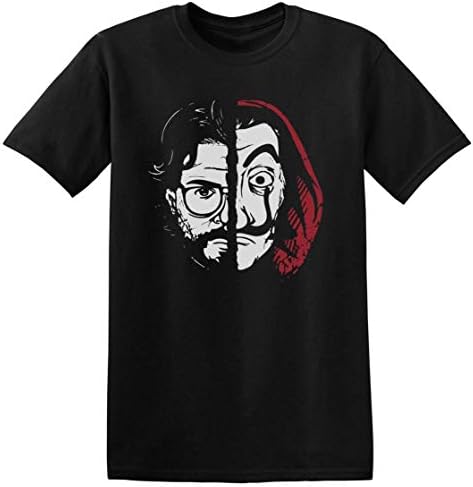 Professor Real Face and Mask of Salvador Men's T-Shirt
