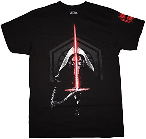 Men's Star Wars Fan Assorted Graphic Shirts (2XL, Kylo Ren (Black))