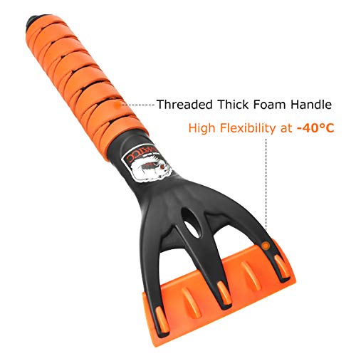 MATCC Ice Scraper Mitt for Windshield Car Ice Scraper Glove Waterproof