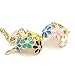 Bell Ball Flower Copper Locket Necklace for Aromatherapy Essential Oil Fragrance Diffuser