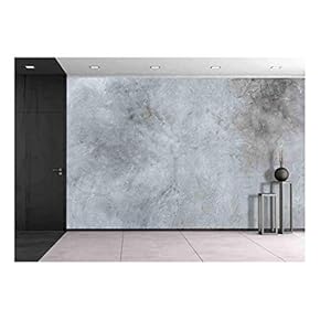 Wall26 - Cracked Cement Wall Texture Background - Canvas Art Wall Decor -66"x96"