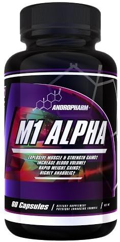 M1 Alpha by AndroPharm, 60 capsules, build muscle fast