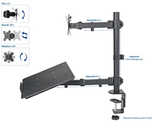 2 VIVO+Adjustable+Computer+Monitor+STAND+V002C