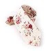 Mantieqingway Men's Cotton Printed Floral Neck Tie Skinny Tie
