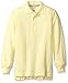 French Toast boys Long Sleeve Pique (Standard & Husky) Polo Shirt, Yellow, 10 US
