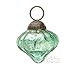 Luna Bazaar Mini Mercury Glass Ornament (Onion Design, 1-Inch, Vintage Green) - Vintage-Style Decoration