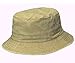 Dorfman Pacific Cotton Packable Summer Travel Bucket Hat, Small/Medium, Sand