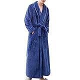 Hot Sale Men's Bathrobe Bath Robe Plus Size Loungewear Winter Sleep Bottoms Pajama Set Nightwear YOcheerful