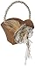 Lillian Rose Rustic Burlap Lace Wedding Flower Girl Basket, 7.5