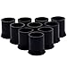 dophee 10-Pack Black Soft Rubber Tobacco Pipe Tip Grips Tool with Diameter 11mm/0.43