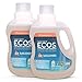 Earth Friendly Products ECOS 2X Hypoallergenic Liquid Laundry Detergent, Magnolia & Lily, 200 Loads (Pack of 2, 100 Ounce ea) primary