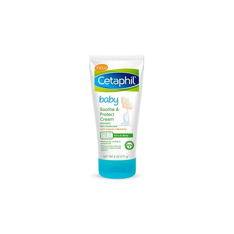 Cetaphil Baby Soothe & Protect Cream with Allantoin Skin Protectant, 6 oz, Prevents Dry, chaffed or Cracked Skin, Baby…