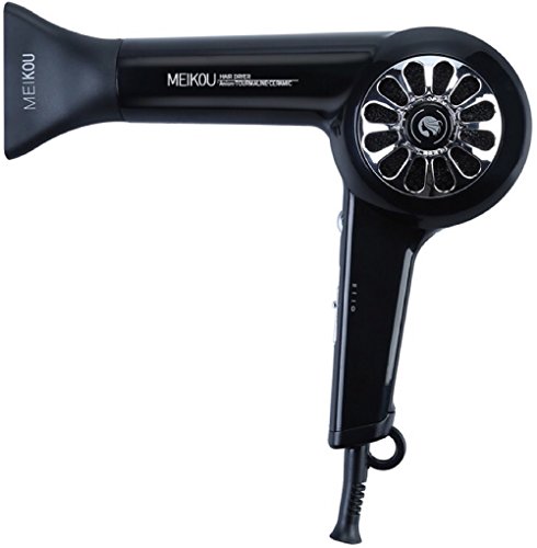 Click Here to See More Images Trezoro Professional Healthy Hair Dryer, Best Salon Blow Dryer with Ionic Ceramic Tourmaline - Quiet Powerful hairdryer/Black
