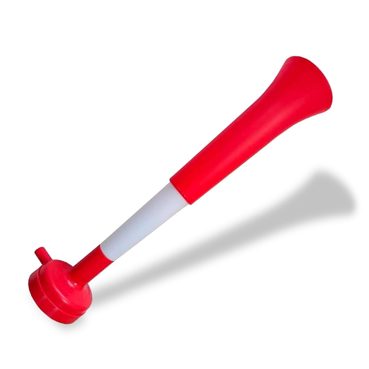 FUN FAN LINE - Pack 3 Three-Body Vuvuzela Trumpets | Compact and Detachable Horn for Football, Parties, and Sports Events | Noise 98 DB Cheering for Children and Adults Easy to Transport (Denmark)