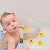 aovowog Bath Toys Rubber Duck Yellow Squeaky Mini Duck Baby Shower Beach Bathtime Water Toys [50 Pack]