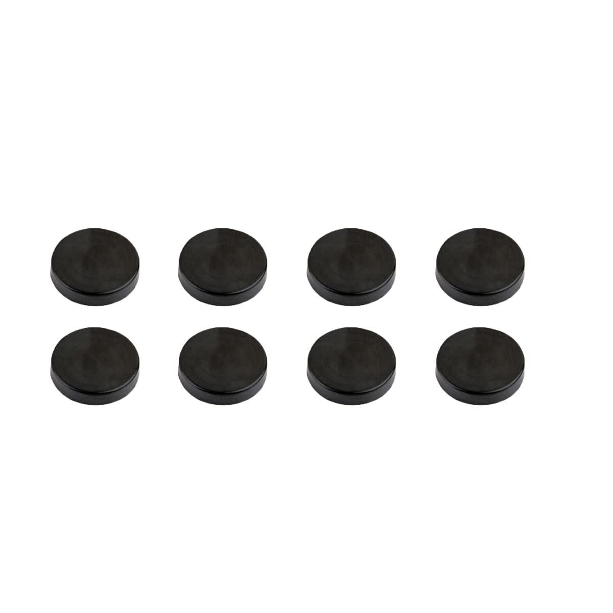 8PCS Mirror Screws 16mm Brushed 304 Stainless Steel Cap Cover Nails For Decorative Mirror, Sign/Advertising Hardware, Nails, Construction(Black)