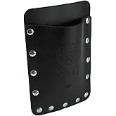 Klein Tools 5111 Single-Pocket Tool Pouch with Leather Construction, Great for Small Tools, Electrician Pouch and Pocket Protector