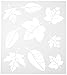 FolkArt Stencil Leaf Variety Sht