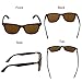 MAXJULI Mens Womens Fashion Wood Bamboo Printed Wrap 52MM Sunglasses 4195WN