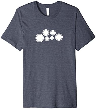 Mens Tenor Drum T-Shirt | Minimalist Drumming Shirt XL Heather Blue