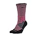 Nike Men's Hyper Elite Crossover Crew Basketball Socks - Large - pink and black