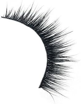 Mink Fur False Eyelashes Pro Longwear Hand-Made Fake Lashes 1 Pair "Second Wife"