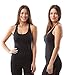 90 Degree by Reflex - Power Flex Racerback Tank Top - Black 2 Pack - Medium