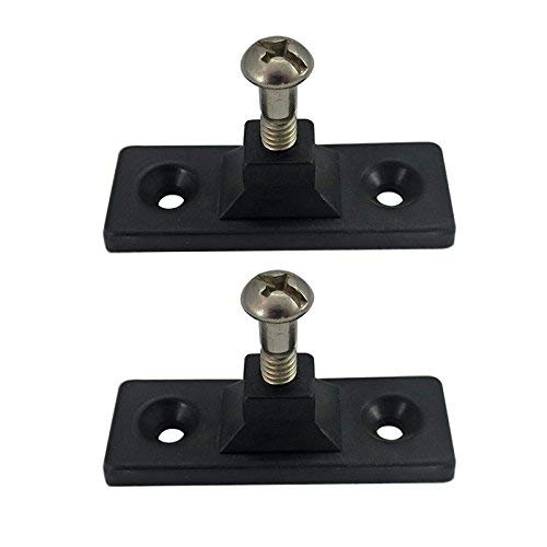 White Water58710B-2PK, Bimini top, Black Nylon Top Side Mount Deck Hinge (2-Pack)