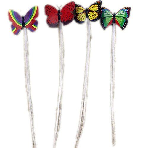 Luminous Silk Braids,Hometom LED Light-Emitting Fiber Optic Wire Hairpin Luminous Airpin Silk Braids (Random Color)