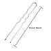 Velscrun 300 Pack U Shaped Hair Pins Bun Hair Pins Metal Bobby Pins Hair Clips for Hair Decoration (Silver)