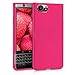 kwmobile TPU Silicone Case for BlackBerry KEYone (Key1) - Soft Flexible Shock Absorbent Protective Phone Cover - Fuchsia Matte