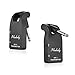 Muslady Guitar System Transmitter & Receiver 2.4G Wireless Built-in Rechargeable Lithium Battery 30M Transmission Range for Electric Guitar Bass (Black)