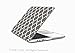TopCase Quatrefoil / Moroccan Trellis Gray Ultra Slim Light Weight Rubberized Hard Case Cover for Apple MacBook Pro 13.3