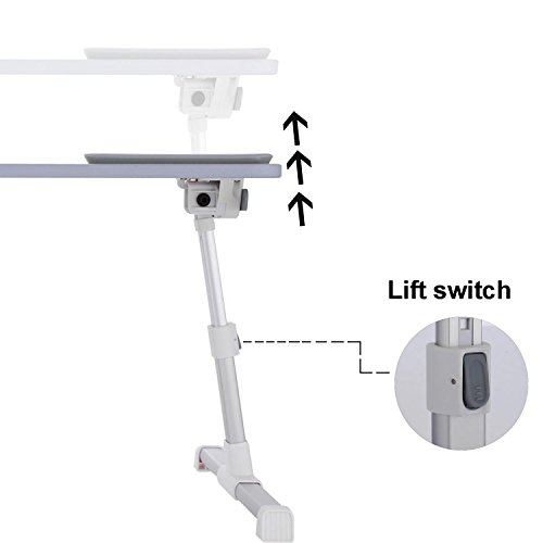 Meflying Portable Laptop Table Stand with Cooling Fan Adjustable Stand Aluminum Notebook PC Laptop Desk/Stand/Table