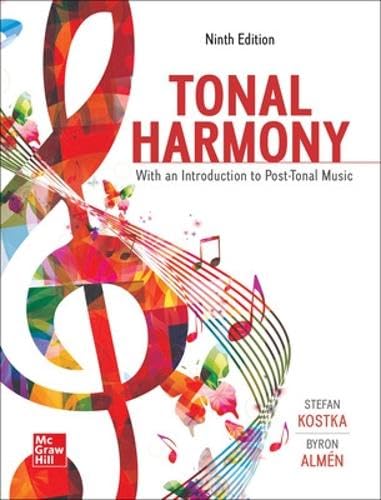 Tonal Harmony Workbook