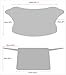Jackey Awesome Sun Shade Cover Car Windshield Snow & Sunshade Protector Exterior Shield Guard Fits for Most of Car (Silver,Set of Front & Vehicle Rear Windshield)