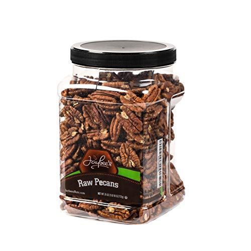 image for Jaybee's Whole Unsalted Pecans - Raw - Great for Gift Giving or As Eve