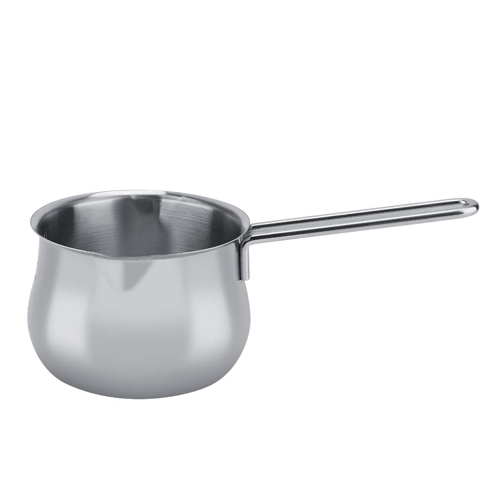 Milk Baking Pot Stainless Steel Butter Melting Pot Baking Pot with Handle for Chocolate Cheese