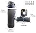Collapsible Water Bottles - 750ML,Medical Grade,BPA Free,FDA Approved,.Can Roll Up,26oz,Leak Proof Foldable Sports & Outdoor Water Bottles