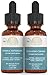 Anti Aging Face Serum SET OF TWO with Vitamin C Hyaluronic Acid Retinol Glycolic Salicylic Vitamin E Anti Wrinkle Dark Spot Corrector Acne Scar Treatment Dark Circles Under Eye AM and PM