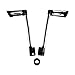 Set Brake Arm Peg Pedal with Front Rear Shift Levers Shifter Pegs Compatible with 2014-2017 2018 2019 Harley Touring FLH FLT