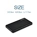 Selectec Ultra-thin 5000mAh Portable External Extended Battery Pack Power Bank Backup Charger for iPhone 7 6 Plus, 5S, 5C, 5 Samsung Galaxy S6, S5, S4, Note 5, 4, HTC One M9, Motorola, Nokia, Gopro