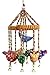 Handmade Decorative Door Hanging Bell Bird Chandelier for Home Decoration Hanging Ornament Size- 15x15x35 Cm (LxWxH)