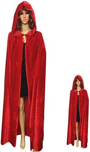Unisex Adult Women/Men Hooded Cloak Role Play Costume Cosplay Christmas Cape
