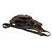 BAIGIO Men's Retro Leather Chest Bag Shoulder Sling Backpack Crossbody (Brown)